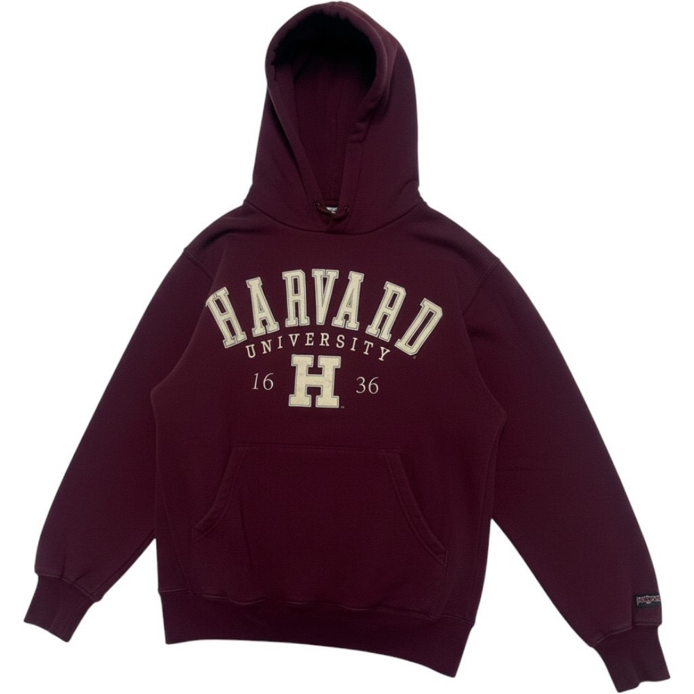 Jansport Harvard University Maroon Pullover Hoodie Sweatshirt XS
